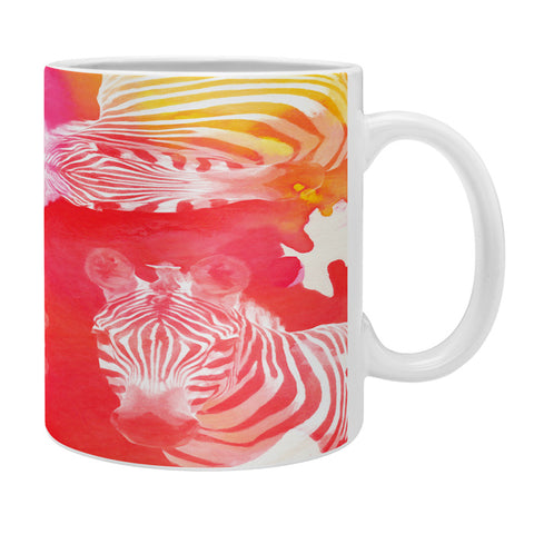 Kangarui Watercolor Zebra Coffee Mug