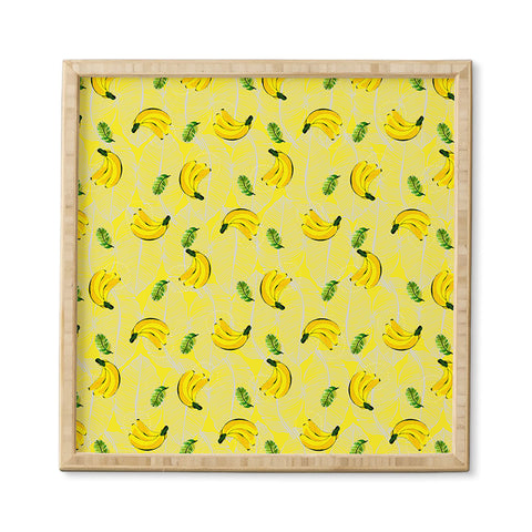 Kangarui Yellow Bananas Framed Wall Art