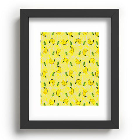 Kangarui Yellow Bananas Recessed Framing Rectangle