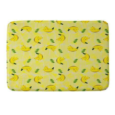 Kangarui Yellow Bananas Memory Foam Bath Mat