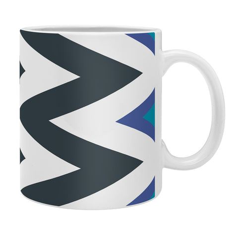 Karen Harris Modernity Galaxy Cool Chevron Coffee Mug