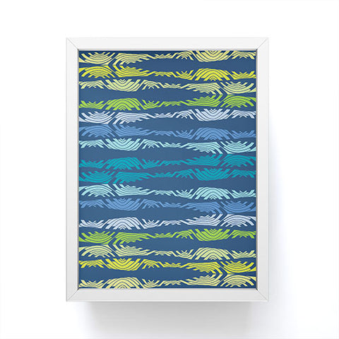 Karen Harris Poppycock Waves Framed Mini Art Print