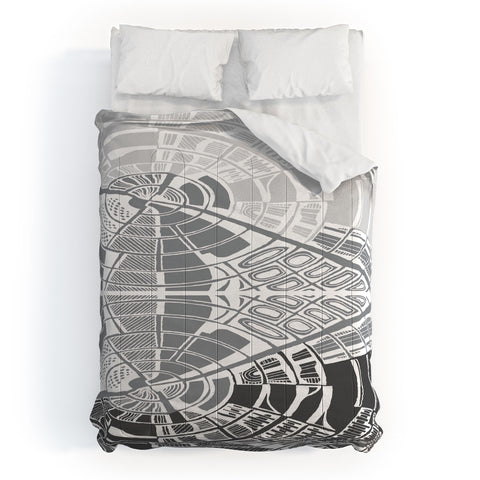Karen Harris Post Modern Monochromatic Comforter