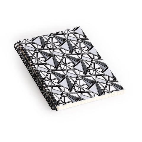 Karen Harris Shattered In Domino Spiral Notebook
