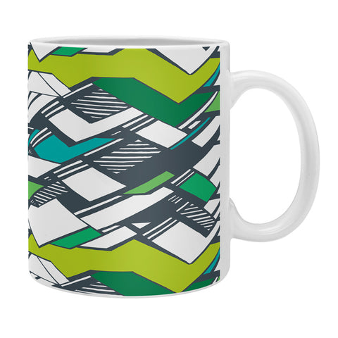 Karen Harris Taliesin Bold Green Coffee Mug