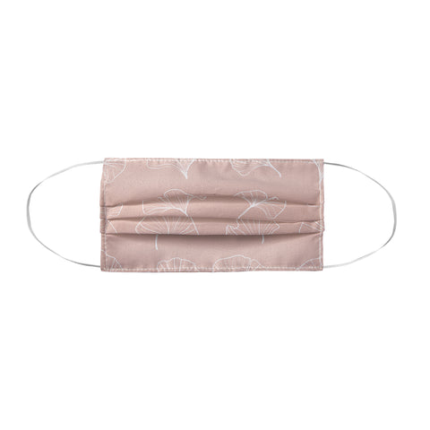 Kelly Haines Blush Ginkgo Leaves Face Mask