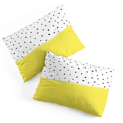 Kelly Haines Citron Dots Pillow Shams
