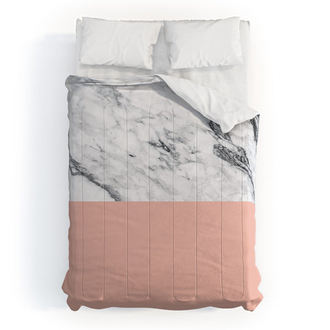 Kelly Haines Color Block Marble Comforter