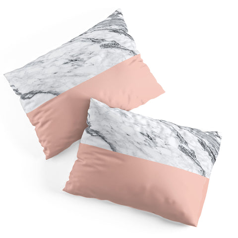Kelly Haines Color Block Marble Pillow Shams