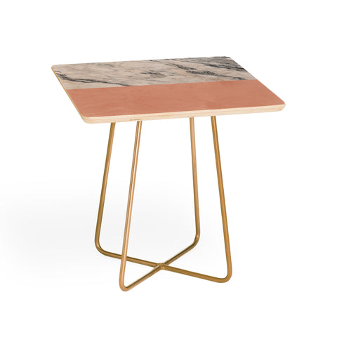 Kelly Haines Color Block Marble Side Table