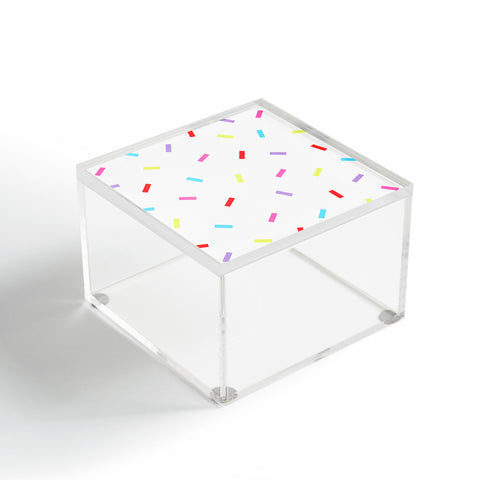 Kelly Haines Colorful Confetti Acrylic Box