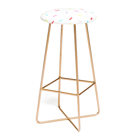 Kelly Haines Colorful Confetti Bar Stool
