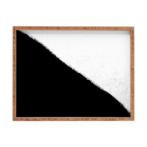 Kelly Haines Concrete Black Paint Rectangular Tray
