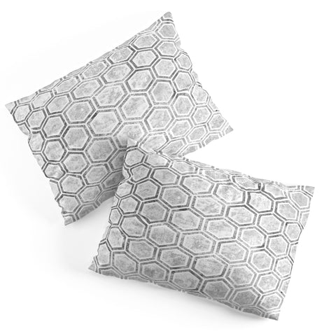 Kelly Haines Concrete Hexagons Pillow Shams