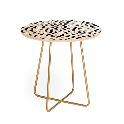 Kelly Haines Geometric Mosaic Round Side Table