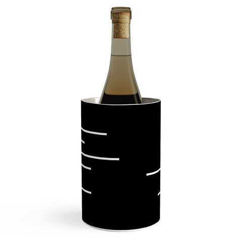 Kelly Haines Geometric Stripes Wine Chiller
