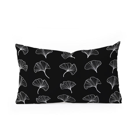 Kelly Haines Ginkgo Leaves Oblong Throw Pillow