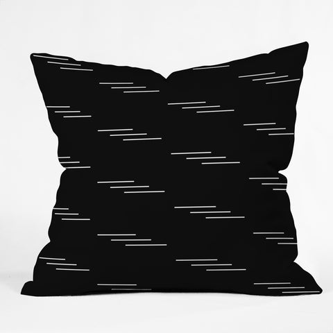 Kelly Haines Minimal Lines V2 Outdoor Throw Pillow