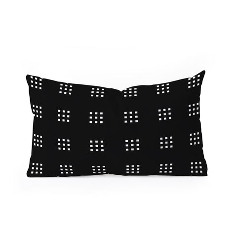 Kelly Haines Minimal Squares Oblong Throw Pillow