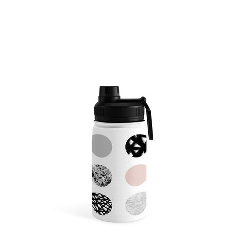 Kelly Haines Mixed Media Dots Water Bottle