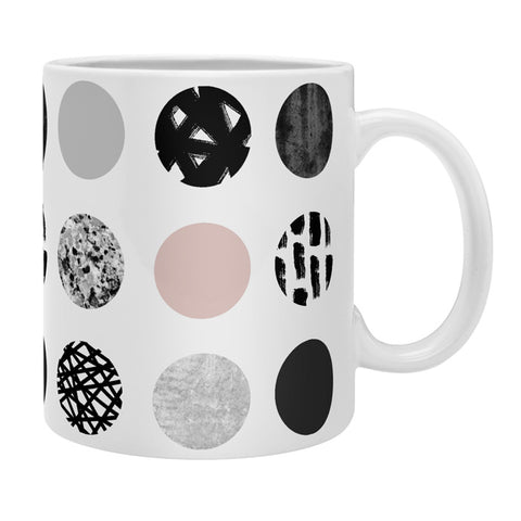 Kelly Haines Mixed Media Dots Coffee Mug