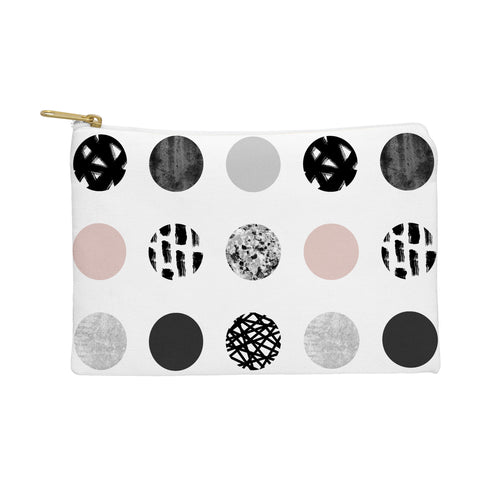 Kelly Haines Mixed Media Dots Pouch