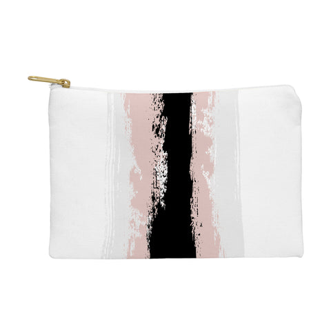 Kelly Haines Mixed Paint Stripes Pouch