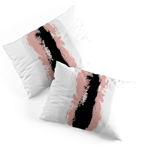 Kelly Haines Mixed Paint Stripes Pillow Shams