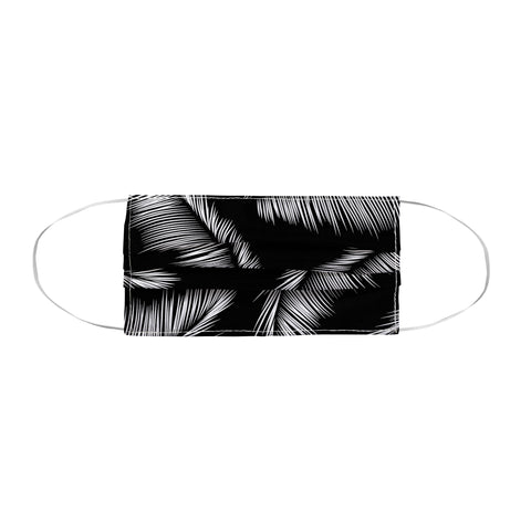Kelly Haines Monochrome Palm Leaves Face Mask
