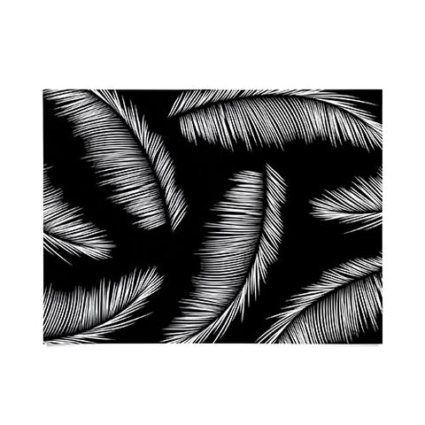 Kelly Haines Monochrome Palm Leaves Poster