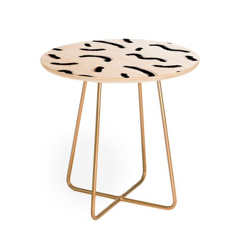Kelly Haines Paint Confetti Round Side Table