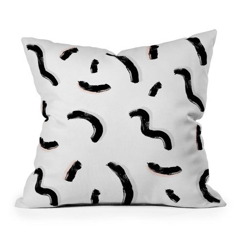 Kelly Haines Paint Confetti Throw Pillow