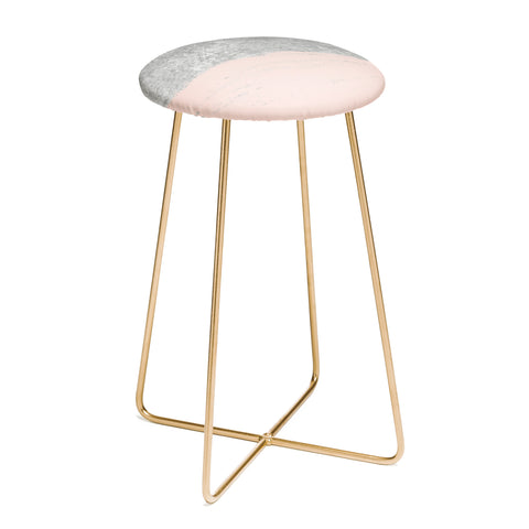 Kelly Haines Pink Concrete Counter Stool