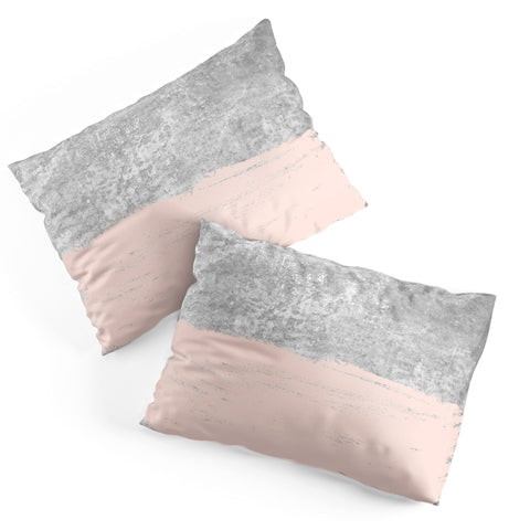 Kelly Haines Pink Concrete Pillow Shams