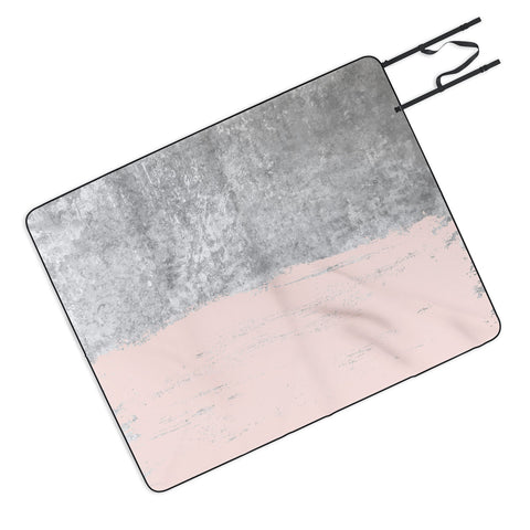 Kelly Haines Pink Concrete Picnic Blanket