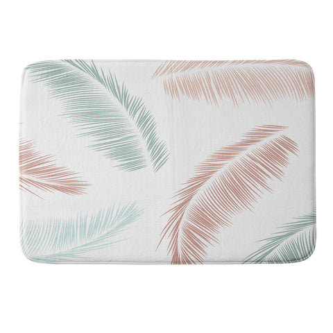 Kelly Haines Tropical Palm Leaves V2 Memory Foam Bath Mat