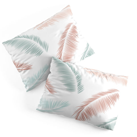 Kelly Haines Tropical Palm Leaves V2 Pillow Shams