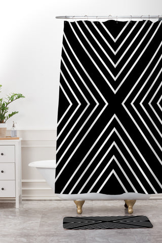 Kelly Haines X Marks the Spot Shower Curtain And Mat