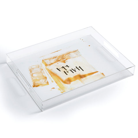 Kent Youngstrom be you gold Acrylic Tray