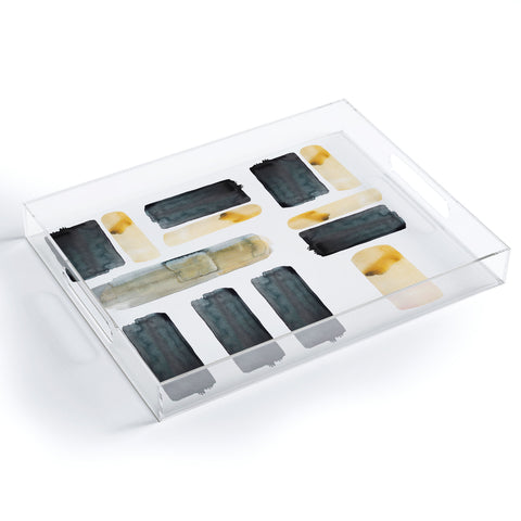 Kent Youngstrom black and gold Acrylic Tray