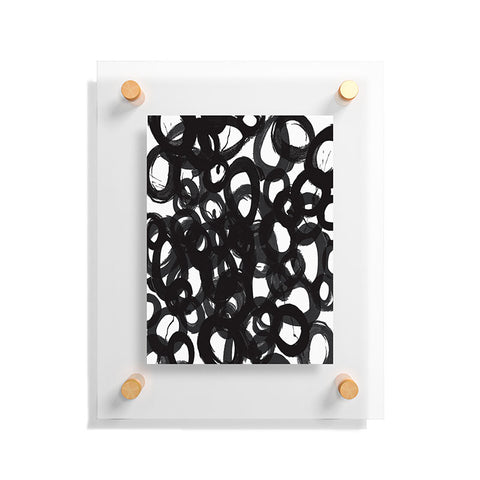 Kent Youngstrom Black Circles Floating Acrylic Print