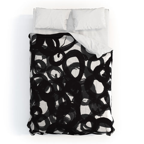 Kent Youngstrom Black Circles Comforter