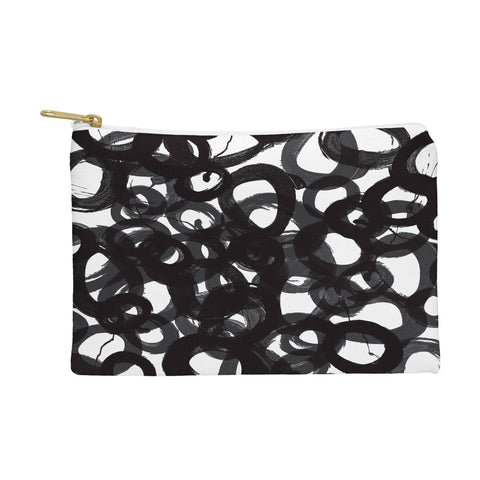 Kent Youngstrom Black Circles Pouch