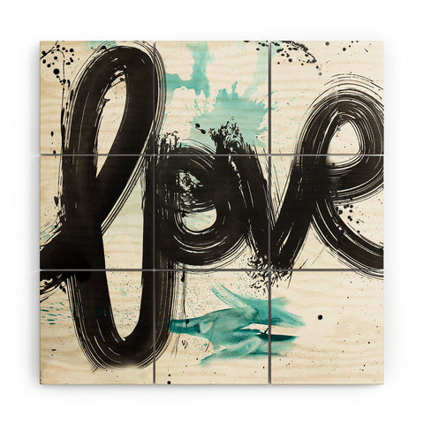 Kent Youngstrom blue love Wood Wall Mural