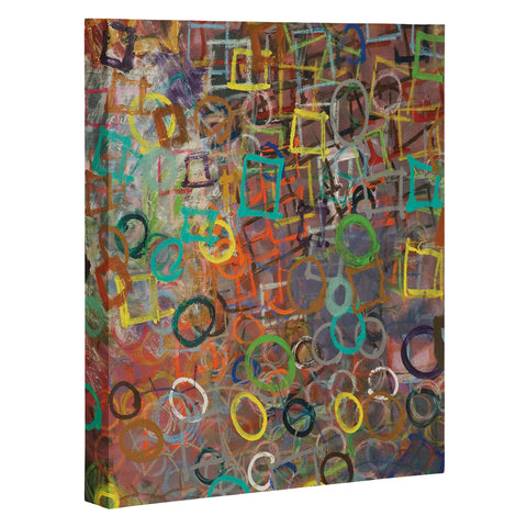 Kent Youngstrom Circle Square Art Canvas