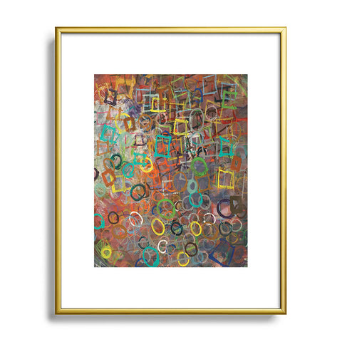 Kent Youngstrom Circle Square Metal Framed Art Print