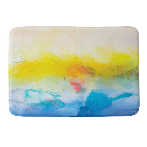 Kent Youngstrom climbing the andes Memory Foam Bath Mat