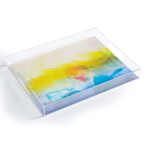 Kent Youngstrom climbing the andes Acrylic Tray