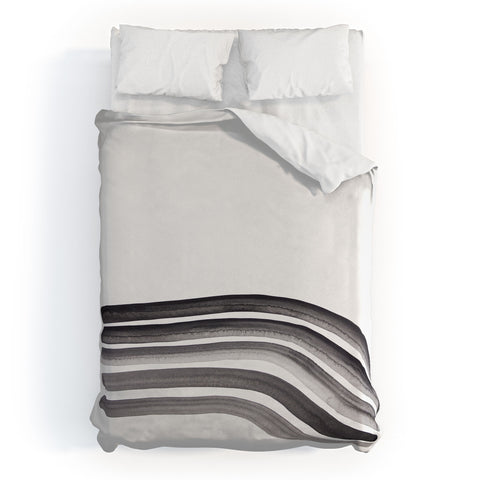 Kent Youngstrom curve stripes Duvet Cover