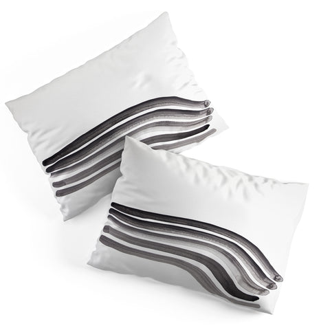 Kent Youngstrom curve stripes Pillow Shams